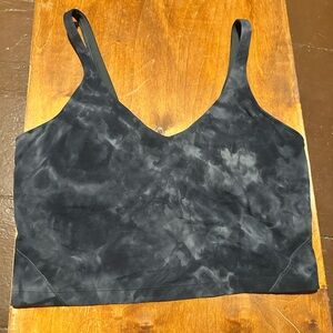 Lululemon Align Tank Diamond Dye Pitch Grey Graphite Grey Size 12